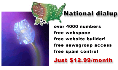 national dialup access internet